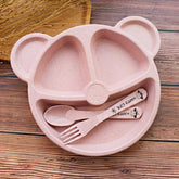 Cartoon Panda Baby Feeding Dinnerware Set