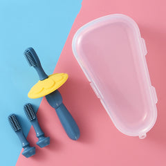 Baby Silicone Training Toothbrush Set