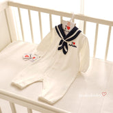 Navy Style Newborn Baby Onesie