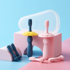 Baby Silicone Training Toothbrush Set