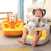 Anti-Rollover Baby Plush Learning Sofa