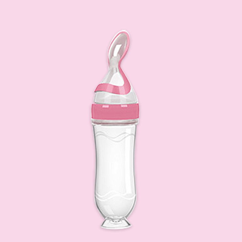 Silicone Baby Rice Paste Feeding Bottle