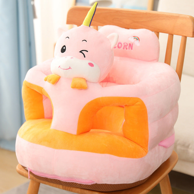 Anti-Rollover Baby Plush Learning Sofa