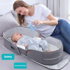 Portable Foldable Baby Crib Bed