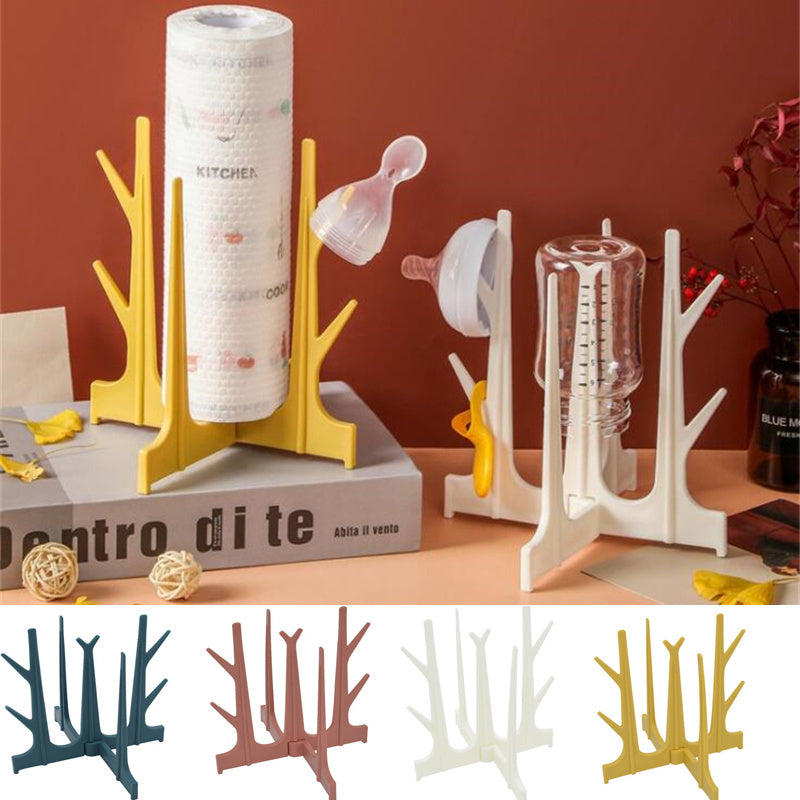 Creative Tree Branch Baby Bottle Drying Rack