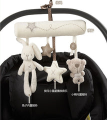 Plush Baby Stroller Hanging Rattles