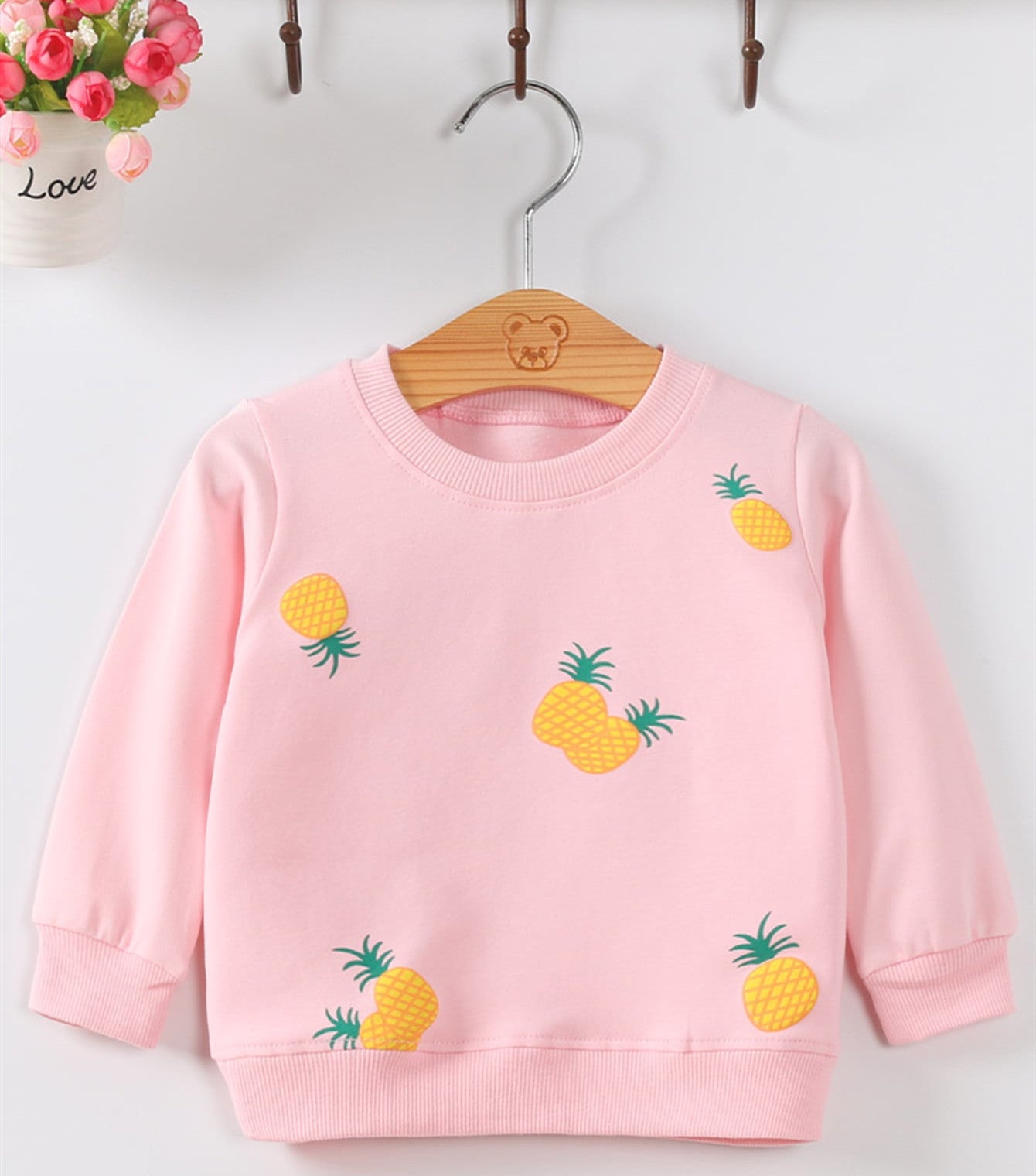 Newborn Girl Knitted Baby Sweater