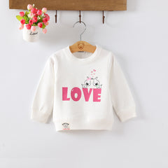 Newborn Girl Knitted Baby Sweater