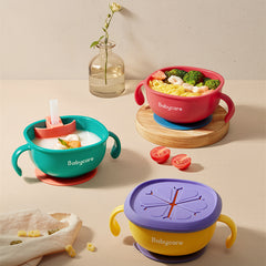 3-in-1 Baby Suction Feeding Bowl