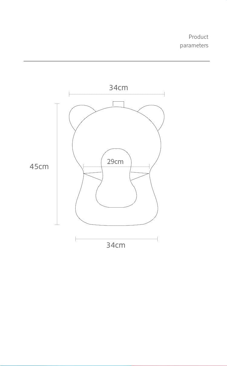 Suspended Baby Bath Mat Bed