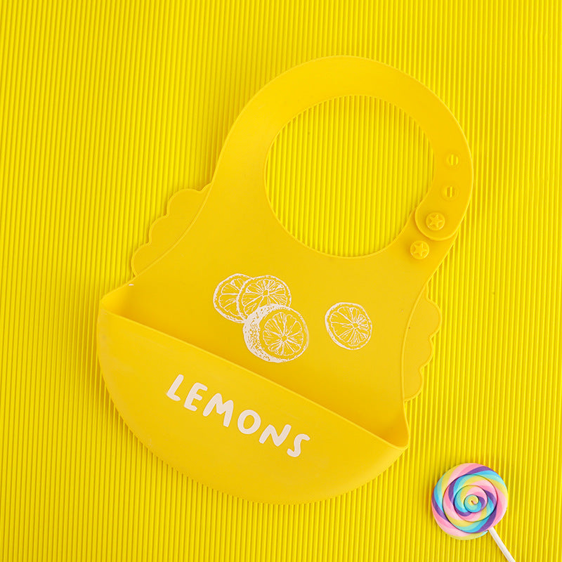 Waterproof Adjustable Silicone Baby Feeding Bib