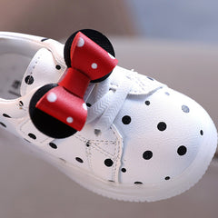 Girls Bowknot LED Light-Up Shoes