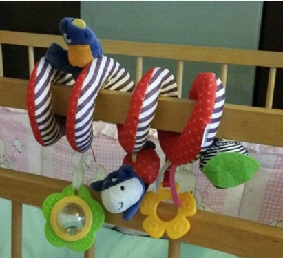 Plush Baby Stroller Hanging Rattles