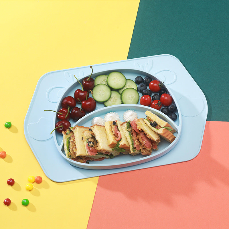 Non-Slip Silicone Baby Feeding Bowl