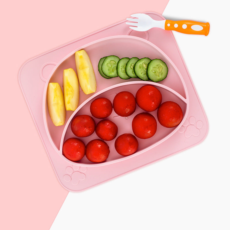 Non-Slip Silicone Baby Feeding Bowl