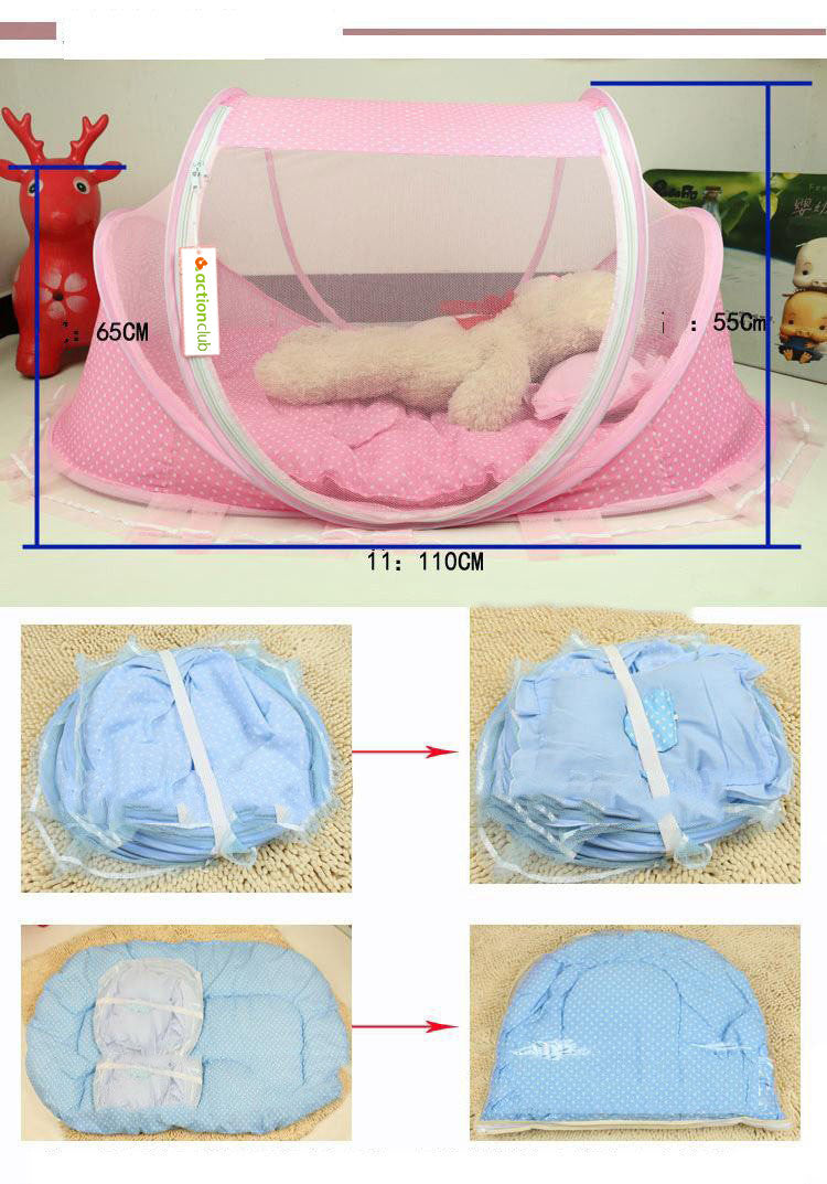 Foldable Baby Bed Mosquito Net
