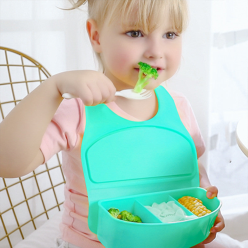 3D Waterproof Soft Plastic Baby Bib
