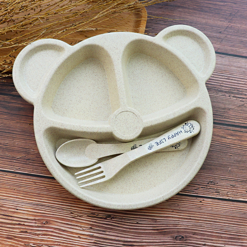 Cartoon Panda Baby Feeding Dinnerware Set