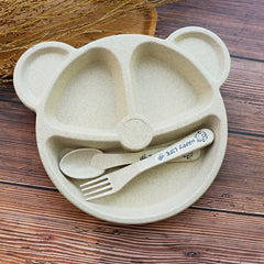 Cartoon Panda Baby Feeding Dinnerware Set