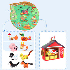 Animal Baby Play Blanket Early Education