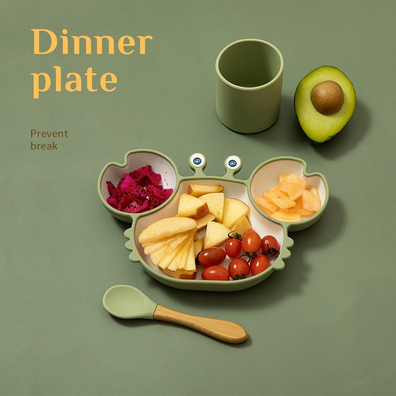 Non-Slip Silicone Baby Feeding Bowl