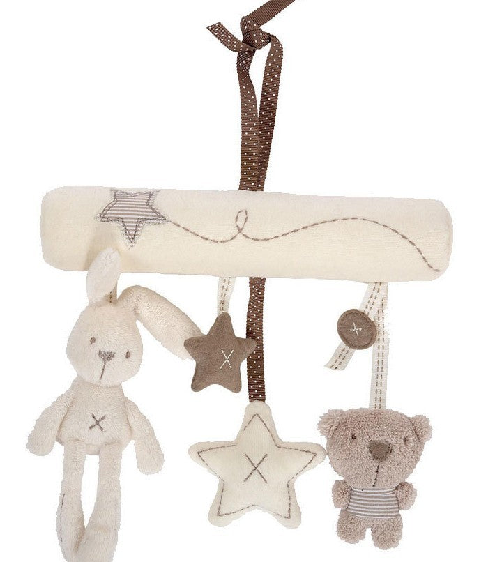 Plush Baby Stroller Hanging Rattles