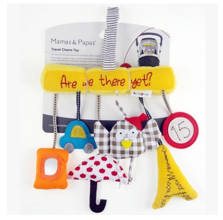 Plush Baby Stroller Hanging Rattles