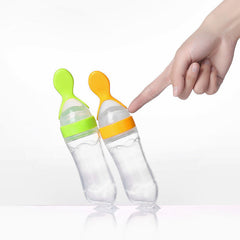 Silicone Baby Rice Paste Feeding Bottle