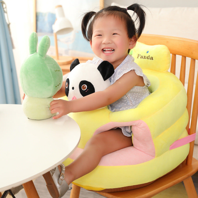 Anti-Rollover Baby Plush Learning Sofa