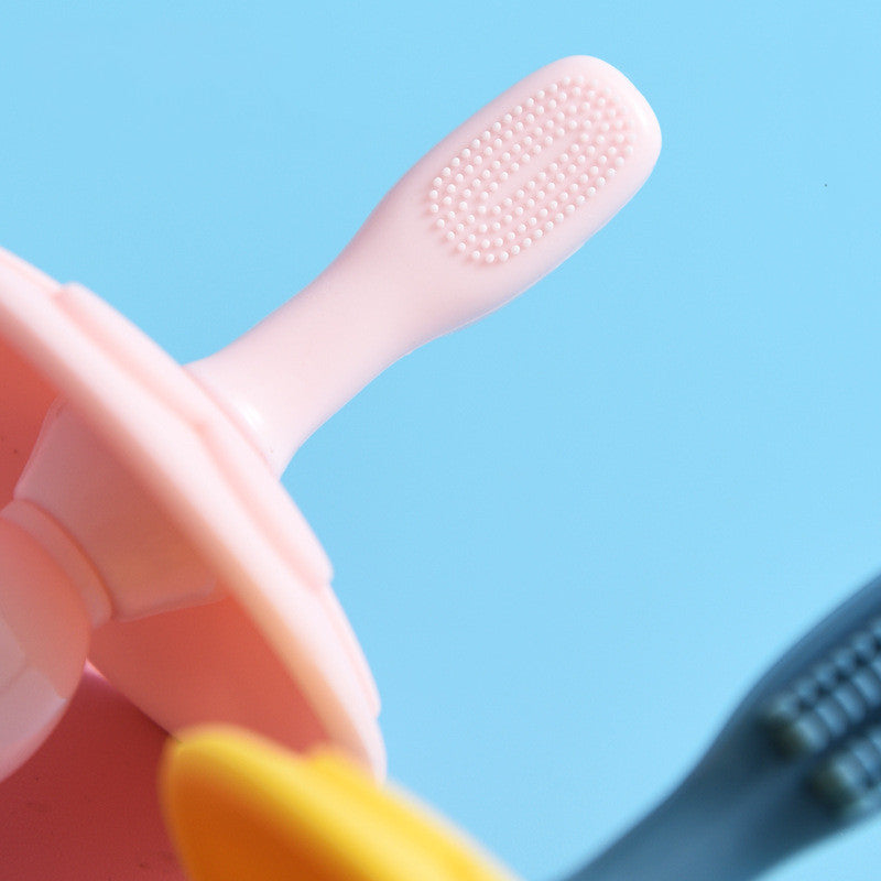 Baby Silicone Training Toothbrush Set