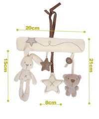 Plush Baby Stroller Hanging Rattles