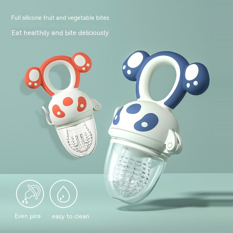 Happy Bite Silicone Baby Fruit Feeder