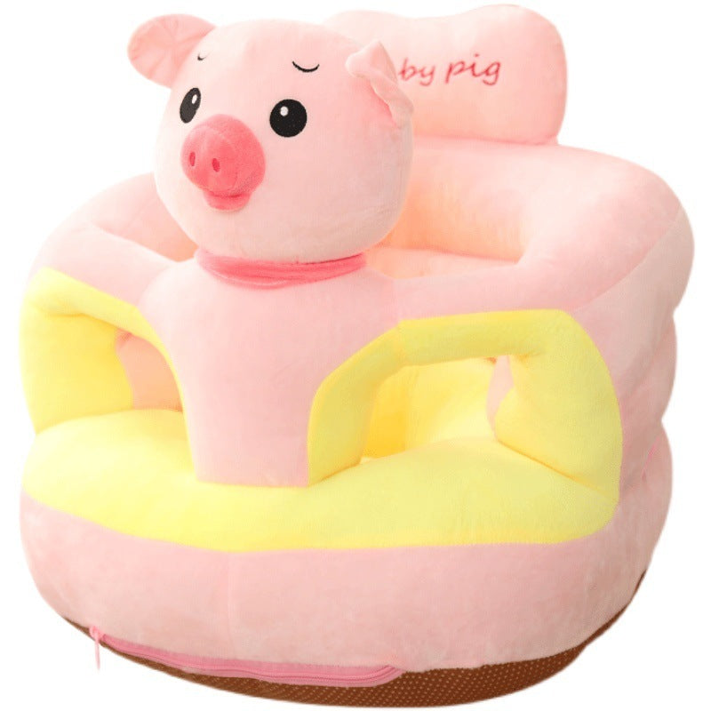 Anti-Rollover Baby Plush Learning Sofa