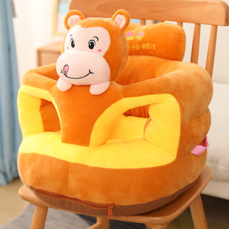 Anti-Rollover Baby Plush Learning Sofa