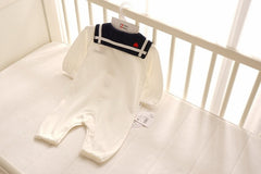 Navy Style Newborn Baby Onesie