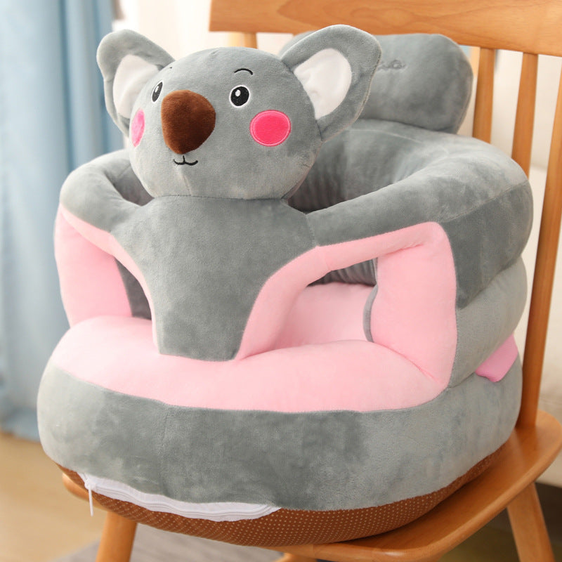 Anti-Rollover Baby Plush Learning Sofa