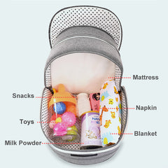 Portable Foldable Baby Crib Bed