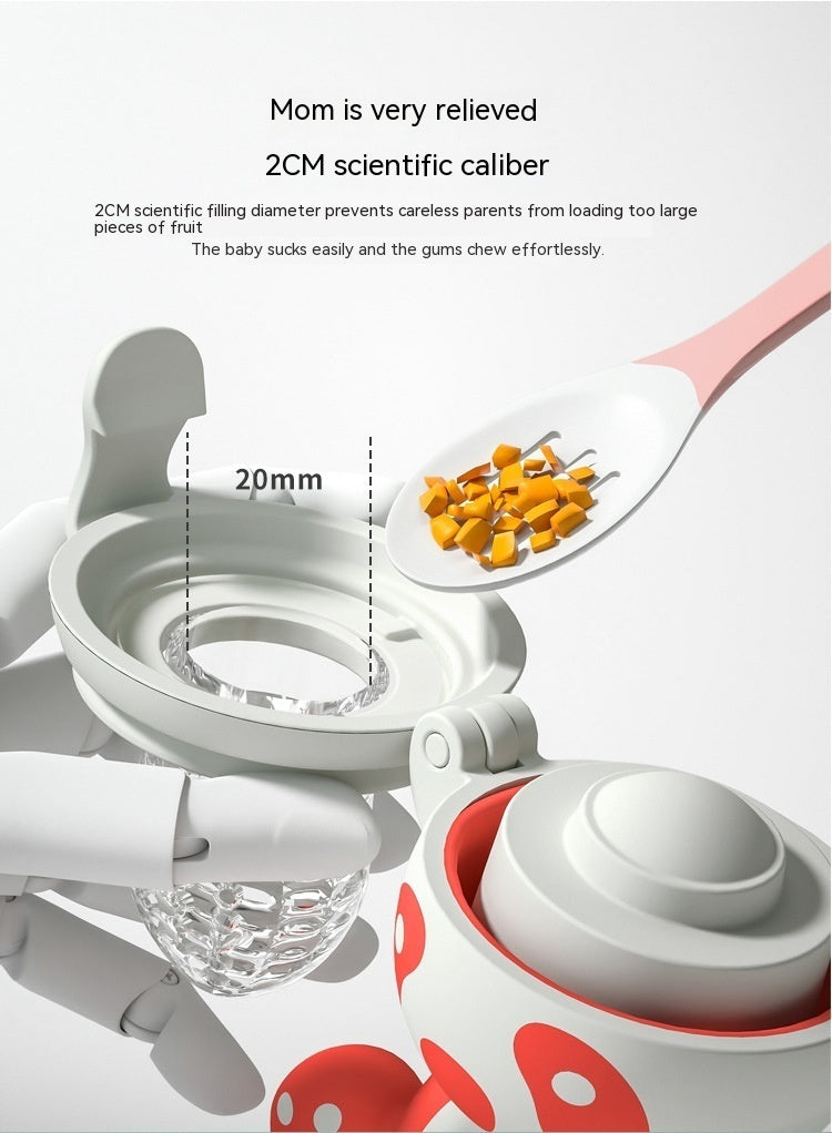 Happy Bite Silicone Baby Fruit Feeder