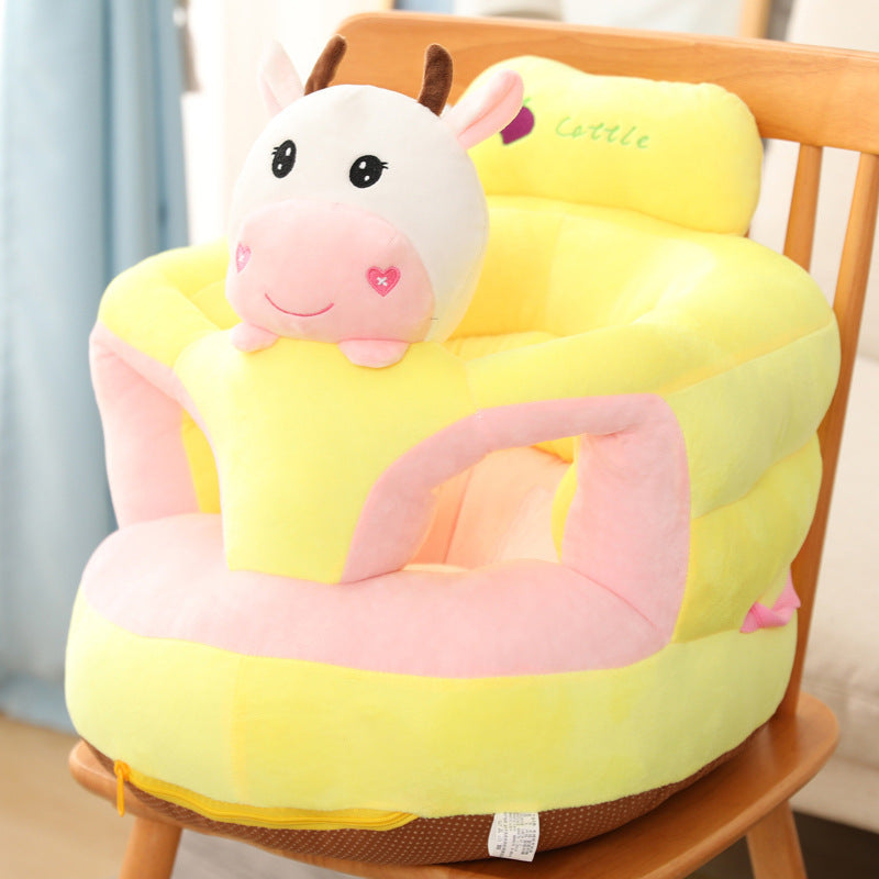 Anti-Rollover Baby Plush Learning Sofa