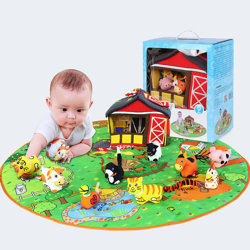 Animal Baby Play Blanket Early Education