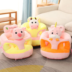 Anti-Rollover Baby Plush Learning Sofa