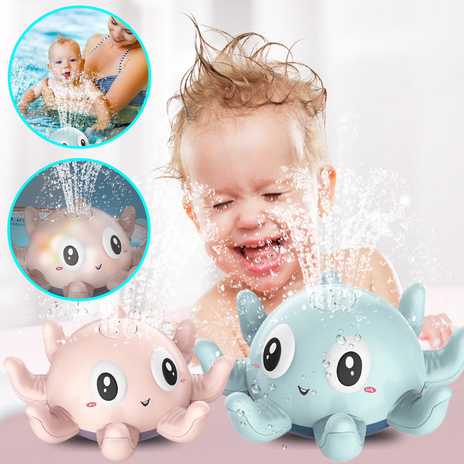 Automatic Water Spray Baby Bath Toy