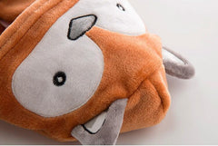 Infant Cartoon Animal Hooded Bathrobe