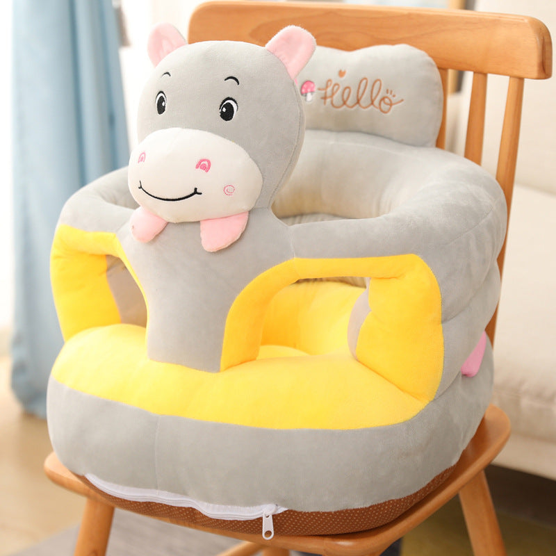 Anti-Rollover Baby Plush Learning Sofa