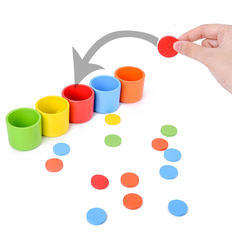 Wooden Color Sorting Educational Kids Toy