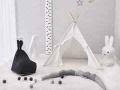 Long Plush Baby Crib Pillow